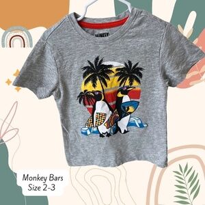 3/$10 Monkey Bars size 2/3 T-shirt
